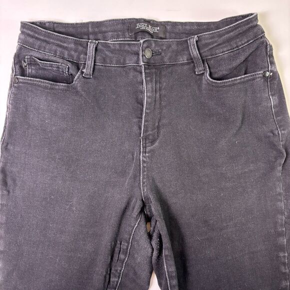 Judy Blue Skinny Jeans Women's 15/32 Black Stretch Slim Fit JB88756 Mid Rise - Picture 8 of 16